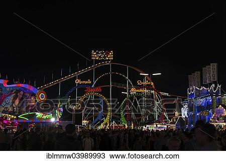 "Olympia Looping fun ride with 5 loopings, Oktoberfest, Munich, Upper Bavaria, Bavaria, Germany, Europe" View Large Photo Image Stock Image - "Olympia Looping fun ride with 5 loopings, Oktoberfest, Munich, Upper Bavaria, Bavaria, Germany, Europe". Fotosearch