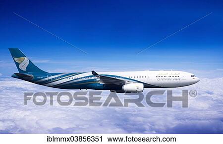 "Oman Air, Airbus A330-343X, in flight" View Large Photo Image Stock Image - "Oman Air, Airbus A330-343X, in flight". Fotosearch