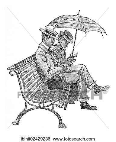 "On a bench, Paris, Modern Art in Master Woodcuts, yearbook from 1900" View Large Photo Image Stock Photograph - "On a bench, Paris, Modern Art in Master Woodcuts, yearbook from 1900". Fotosearch