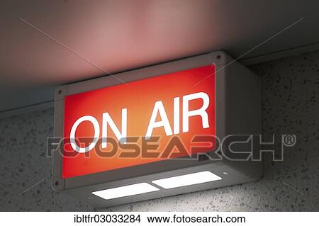 "On air"""" sign at the entrance to a radio studio, Germany, Europe" View Large Photo Image Picture - "On air"""" sign at the entrance to a radio studio, Germany, Europe". Fotosearch