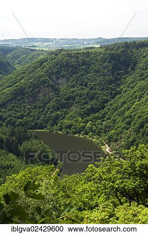 "One arm of the big loop of the Saar river near Mettlach, Saarland, Germany, Europe" View Large Photo Image Stock Image - "One arm of the big loop of the Saar river near Mettlach, Saarland, Germany, Europe". Fotosearch