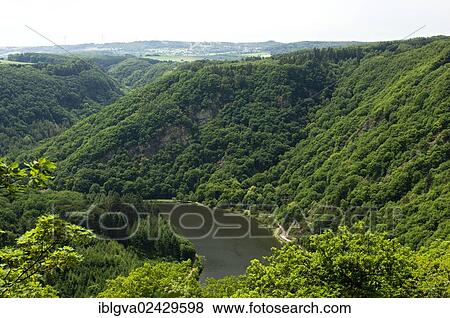 "One arm of the big loop of the Saar river near Mettlach, Saarland, Germany, Europe" View Large Photo Image Stock Photo - "One arm of the big loop of the Saar river near Mettlach, Saarland, Germany, Europe". Fotosearch