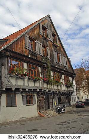 "One of the older houses of Biberach, Zeughausgasse 2, Biberach, Upper Swabia, Baden-Wuerttemberg, Germany, Europe" View Large Photo Image Stock Photo - "One of the older houses of Biberach, Zeughausgasse 2, Biberach, Upper Swabia, Baden-Wuerttemberg, Germany, Europe". Fotosearch