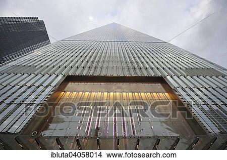 Picture - "One World Trade Center Freedom Tower, main building of the new World Trade Center, Manhattan, New York City, New York, United States, North America". Fotosearch