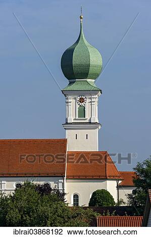 "Onion dome of the parish church of St. Urban and Nikolaus, Schroding, Kirchberg, Upper Bavaria, Bavaria, Germany, Europe" View Large Photo Image Stock Image - "Onion dome of the parish church of St. Urban and Nikolaus, Schroding, Kirchberg, Upper Bavaria, Bavaria, Germany, Europe". Fotosearch