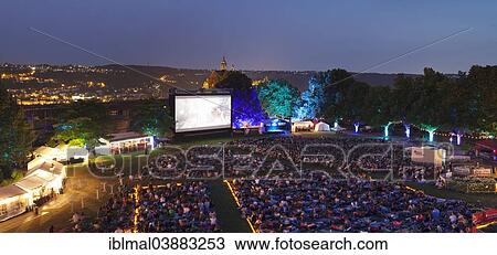 "Open-air cinema in the castle courtyard, Esslingen am Neckar, Baden-Wurttemberg, Germany, Europe" View Large Photo Image Stock Image - "Open-air cinema in the castle courtyard, Esslingen am Neckar, Baden-Wurttemberg, Germany, Europe". Fotosearch