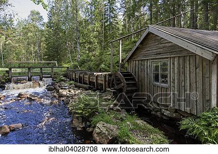Stock Photo - "Open air museum, Museum of Industry Tollstorp, in Gnosjo, Smaland, Sweden, Europe". Fotosearch