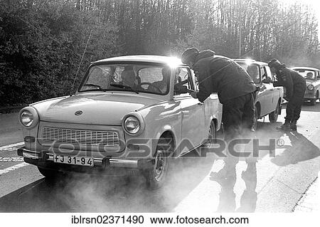 "Open inner-German border between Lower Saxony and the district of Erfurt, Thuringia, in the morning after the opening of the border was announced, GDR citizens leaving on the road from Worbis to Duderstadt, Duderstadt, Lower Saxony, Germany, Europe" View Large Photo Image Stock Image - "Open inner-German border between Lower Saxony and the district of Erfurt, Thuringia, in the morning after the opening of the border was announced, GDR citizens leaving on the road from Worbis to Duderstadt, Duderstadt, Lower Saxony, Germany, Europe". Fotosearch