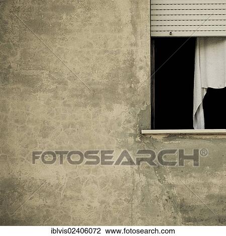 Open window and hanging towel View Large Photo Image Stock Image - Open window and hanging towel. Fotosearch