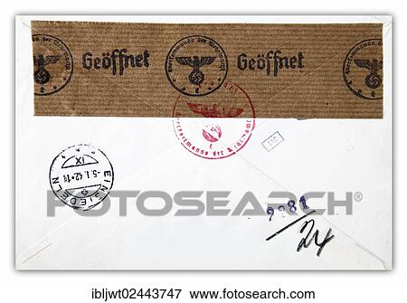 "Opened letter marked with a stamp of the High Command of the German Armed Forces, 5th January 1942" View Large Photo Image Stock Photo - "Opened letter marked with a stamp of the High Command of the German Armed Forces, 5th January 1942". Fotosearch