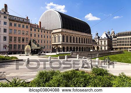 "Opera de Lyon building at Place de la Comedie, Lyon, Rhone-Alpes, France, Europe" View Large Photo Image Stock Photo - "Opera de Lyon building at Place de la Comedie, Lyon, Rhone-Alpes, France, Europe". Fotosearch