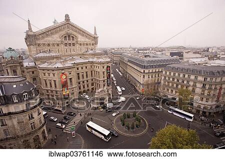 "Opera National de Paris, view from Galeries Lafayette, Paris, Ile-de-France, France, Europe" View Large Photo Image Stock Photograph - "Opera National de Paris, view from Galeries Lafayette, Paris, Ile-de-France, France, Europe". Fotosearch