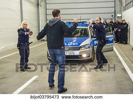 "Operational tactics training for the police, handling of violent combat situations, firearms training, Regional Police Training Centre for Eastern Westphalia" View Large Photo Image Stock Image - "Operational tactics training for the police, handling of violent combat situations, firearms training, Regional Police Training Centre for Eastern Westphalia". Fotosearch