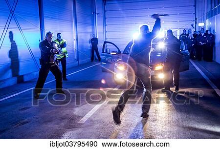 "Operational tactics training for the police, handling of violent combat situations, firearms training, defence, arrest of a man with a gun, Regional Police Training Centre for Eastern Westphalia" View Large Photo Image Stock Image - "Operational tactics training for the police, handling of violent combat situations, firearms training, defence, arrest of a man with a gun, Regional Police Training Centre for Eastern Westphalia". Fotosearch