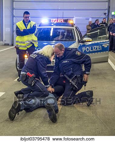"Operational tactics training for the police, handling of violent combat situations, firearms training, Regional Police Training Centre for Eastern Westphalia" View Large Photo Image Stock Photo - "Operational tactics training for the police, handling of violent combat situations, firearms training, Regional Police Training Centre for Eastern Westphalia". Fotosearch