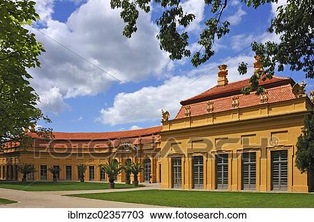 "Orangery in the palace gardens, 1704-1706, planned and built by Godfrey von Gedeler, extensive restauration in 2012, Erlangen, Middle Franconia, Bavaria, Germany, Europe" View Large Photo Image Stock Image - "Orangery in the palace gardens, 1704-1706, planned and built by Godfrey von Gedeler, extensive restauration in 2012, Erlangen, Middle Franconia, Bavaria, Germany, Europe". Fotosearch