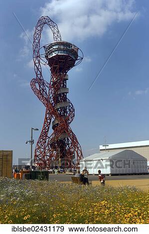 Stock Photo - "Orbit, Olympic Park, London, England, United Kingdom, Europe". Fotosearch
