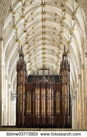"Organ by Elliott and Hill, net vault, York Minster, York, North Yorkshire, England, United Kingdom, Europe" View Large Photo Image Stock Photography - "Organ by Elliott and Hill, net vault, York Minster, York, North Yorkshire, England, United Kingdom, Europe". Fotosearch