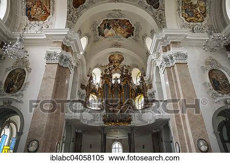 "Organ loft, parish church of St. Mang, Fussen, Bavaria, Germany, Europe" View Large Photo Image Stock Photography - "Organ loft, parish church of St. Mang, Fussen, Bavaria, Germany, Europe". Fotosearch
