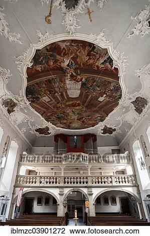 "Organ loft, St. Michael's Church, 2009, ceiling fresco by Johann Peter Herrlein, 1761, Zeil am Main, Lower Franconia, Bavaria, Germany, Europe" View Large Photo Image Stock Image - "Organ loft, St. Michael's Church, 2009, ceiling fresco by Johann Peter Herrlein, 1761, Zeil am Main, Lower Franconia, Bavaria, Germany, Europe". Fotosearch