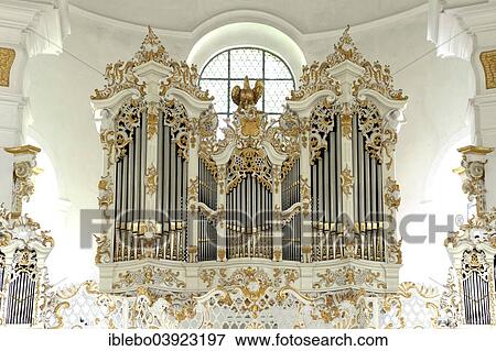 "Organ, Wieskirche or Pilgrimage Church of Wies, Rococo, UNESCO World Heritage Site, Wies, Steingaden, Pfaffenwinkel region, Upper Bavaria, Bavaria, Germany, Europe" View Large Photo Image Stock Photo - "Organ, Wieskirche or Pilgrimage Church of Wies, Rococo, UNESCO World Heritage Site, Wies, Steingaden, Pfaffenwinkel region, Upper Bavaria, Bavaria, Germany, Europe". Fotosearch
