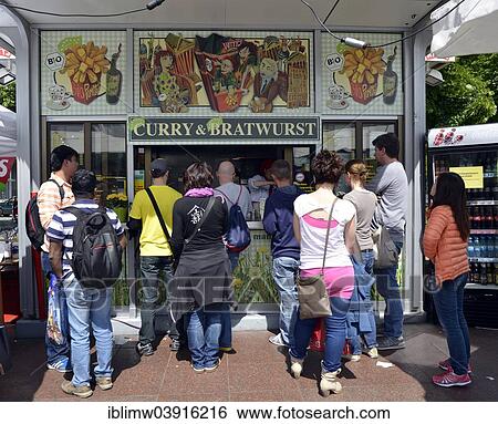 "Organic Currywurst and Bratwurst food stall, Berlin, Germany, Europe" View Large Photo Image Stock Photograph - "Organic Currywurst and Bratwurst food stall, Berlin, Germany, Europe". Fotosearch