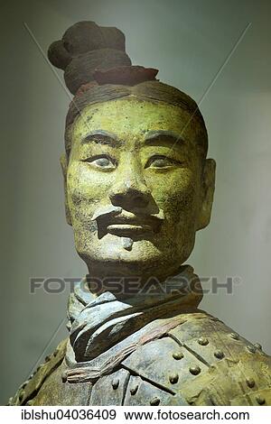"Original terracotta warriors, Mausoleum of the First Qin Emperor, Xi'an, Shaanxi Province, China, Asia" View Large Photo Image Stock Photo - "Original terracotta warriors, Mausoleum of the First Qin Emperor, Xi'an, Shaanxi Province, China, Asia". Fotosearch