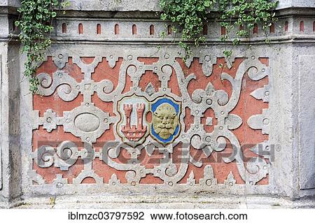 "Ornaments on Seelbrunnen fountain, Rothenburg coat of arms, left, and the coat of arms of the Counts of Rothenburg, right, Rothenburg ob der Tauber, Middle Franconia, Bavaria, Germany, Europe" View Large Photo Image Stock Image - "Ornaments on Seelbrunnen fountain, Rothenburg coat of arms, left, and the coat of arms of the Counts of Rothenburg, right, Rothenburg ob der Tauber, Middle Franconia, Bavaria, Germany, Europe". Fotosearch