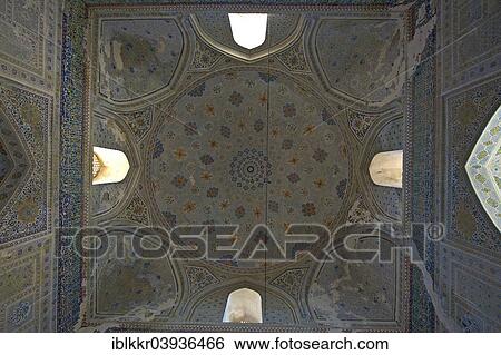 "Ornate ceiling in the Timurid Mausoleum, Shakhrisabz, Shar-e Sabz or Shahrisabz, Uzbekistan, Asia" View Large Photo Image Stock Photograph - "Ornate ceiling in the Timurid Mausoleum, Shakhrisabz, Shar-e Sabz or Shahrisabz, Uzbekistan, Asia". Fotosearch