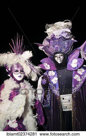 "Ornate costumes and masks in purple and white, Venetian Fair, Ludwigsburg, Baden-Wuerttemberg, Germany, Europe" View Large Photo Image Stock Image - "Ornate costumes and masks in purple and white, Venetian Fair, Ludwigsburg, Baden-Wuerttemberg, Germany, Europe". Fotosearch