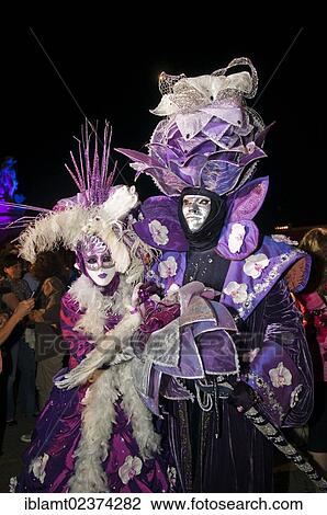 "Ornate costumes and masks in purple and white, Venetian Fair, Ludwigsburg, Baden-Wuerttemberg, Germany, Europe" View Large Photo Image Stock Image - "Ornate costumes and masks in purple and white, Venetian Fair, Ludwigsburg, Baden-Wuerttemberg, Germany, Europe". Fotosearch