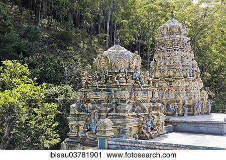 "Ornate Gopuram or temple towers with decorations, Sita Eliya Temple, near Nuwara Eliya, Central Province, Sri Lanka, Asia" View Large Photo Image Stock Image - "Ornate Gopuram or temple towers with decorations, Sita Eliya Temple, near Nuwara Eliya, Central Province, Sri Lanka, Asia". Fotosearch
