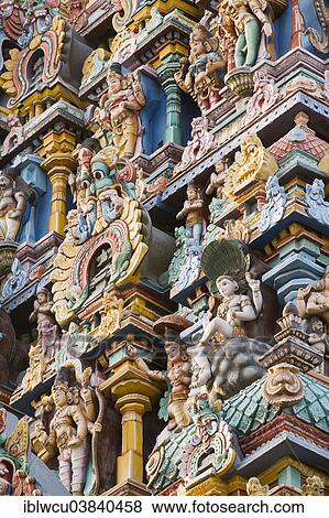 "Ornate statues on the Meenakshi Amman Temple, Madurai, Tamil Nadu, India, Asia" View Large Photo Image Stock Photo - "Ornate statues on the Meenakshi Amman Temple, Madurai, Tamil Nadu, India, Asia". Fotosearch