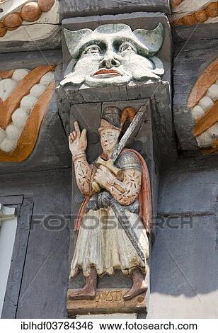 "Ornately carved architectural detail of Stiftsherrenhaus building, 1558, Hameln, Lower Saxony, Germany, Europe" View Large Photo Image Stock Photograph - "Ornately carved architectural detail of Stiftsherrenhaus building, 1558, Hameln, Lower Saxony, Germany, Europe". Fotosearch