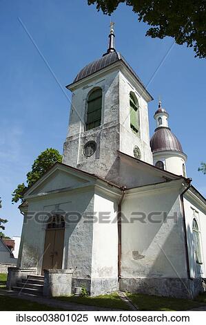Stock Photography - "Orthodox St. Nicholas Church, Kuressaare, Saaremaa, Estonia, Baltic States, Europe". Fotosearch
