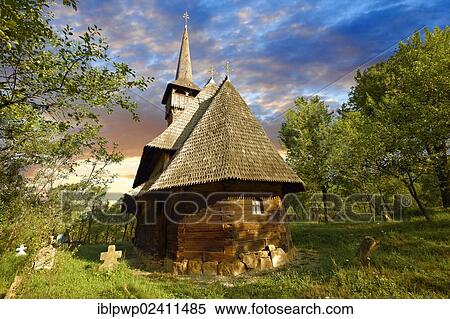 "Orthodox wood church of St Archangheli, Biserica de lemn, Maramures, Northern Transylvania, Romania, Europe" View Large Photo Image Stock Photography - "Orthodox wood church of St Archangheli, Biserica de lemn, Maramures, Northern Transylvania, Romania, Europe". Fotosearch
