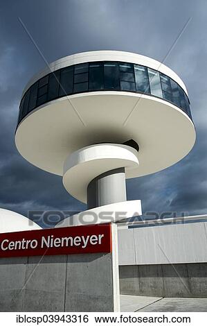 "Oscar Niemeyer International Cultural Centre, by Brazilian architect Oscar Niemeyer, Aviles, Spain, Europe" View Large Photo Image Stock Photograph - "Oscar Niemeyer International Cultural Centre, by Brazilian architect Oscar Niemeyer, Aviles, Spain, Europe". Fotosearch
