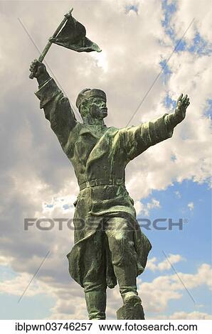 Stock Photo - "Ostapenko-Statue in the Memento Park, Budapest, Hungary, Europe". Fotosearch