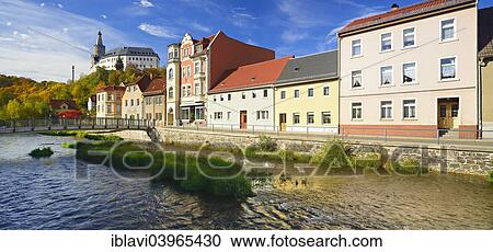 "Osterburg Castle and the historic centre on the Weida River, Weida, Thuringia, Germany, Europe" View Large Photo Image Stock Image - "Osterburg Castle and the historic centre on the Weida River, Weida, Thuringia, Germany, Europe". Fotosearch