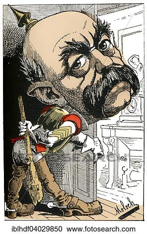 "Otto Eduard Leopold von Bismarck-Schoenhausen, Prince of Bismarck, Prime Minister of Prussia and first Chancellor of the German Empire, political caricature, 1882, by Alphonse Hector Colomb pseudonym B. Moloch, a French caricaturist" View Large Photo Image Stock Image - "Otto Eduard Leopold von Bismarck-Schoenhausen, Prince of Bismarck, Prime Minister of Prussia and first Chancellor of the German Empire, political caricature, 1882, by Alphonse Hector Colomb pseudonym B. Moloch, a French caricaturist". Fotosearch