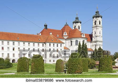 "Ottobeuren Abbey, Unterallgau, Swabia, Bavaria, Germany, Europe" View Large Photo Image Stock Photograph - "Ottobeuren Abbey, Unterallgau, Swabia, Bavaria, Germany, Europe". Fotosearch