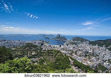 "Outlook from the Christ the Redeemer statue over Rio de Janeiro and the Sugar Loaf, Brazil, South America" View Large Photo Image Stock Image - "Outlook from the Christ the Redeemer statue over Rio de Janeiro and the Sugar Loaf, Brazil, South America". Fotosearch