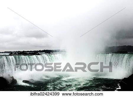 Overcast weather above the Horseshoe Falls, Niagara Falls, Ontario, Canada, North America View Large Photo Image Stock Photo - Overcast weather above the Horseshoe Falls, Niagara Falls, Ontario, Canada, North America. Fotosearch