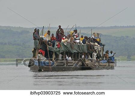 "Overloaded boat on the Congo River, near Tshumbiri, Bandundu Province, Democratic Republic of the Congo" View Large Photo Image Stock Photography - "Overloaded boat on the Congo River, near Tshumbiri, Bandundu Province, Democratic Republic of the Congo". Fotosearch