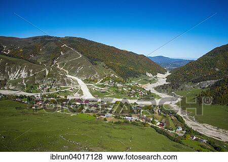 "Overlook over the Chechen mountains, Chechnya, Caucasus, Russia, Europe" View Large Photo Image Stock Photo - "Overlook over the Chechen mountains, Chechnya, Caucasus, Russia, Europe". Fotosearch