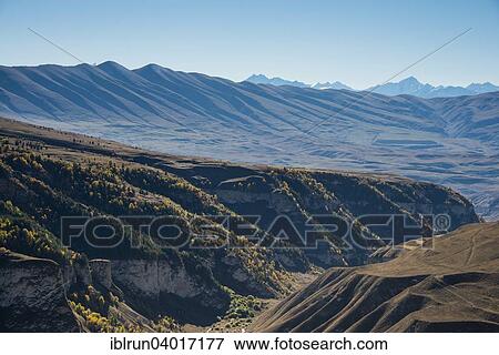 "Overlook over the Chechen mountains, Chechnya, Caucasus, Russia, Europe" View Large Photo Image Stock Photo - "Overlook over the Chechen mountains, Chechnya, Caucasus, Russia, Europe". Fotosearch
