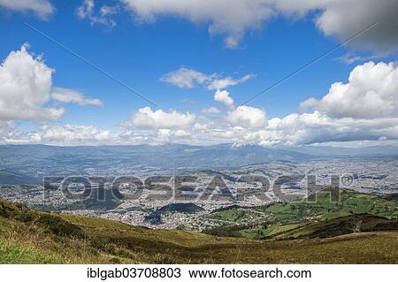 "Overlooking Quito, Quito, Pichincha Province, Ecuador, South America" View Large Photo Image Stock Image - "Overlooking Quito, Quito, Pichincha Province, Ecuador, South America". Fotosearch