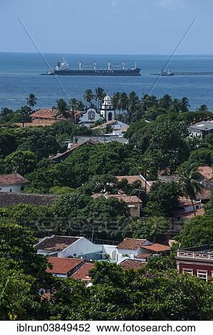 "Overlooking the colonial city of Olinda, UNESCO World Heritage Site, Pernambuco, Brazil, South America" View Large Photo Image Stock Image - "Overlooking the colonial city of Olinda, UNESCO World Heritage Site, Pernambuco, Brazil, South America". Fotosearch