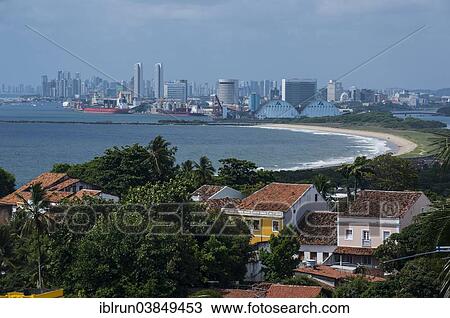 "Overlooking the colonial city of Olinda, UNESCO World Heritage Site, Recife at the back, Pernambuco, Brazil, South America" View Large Photo Image Stock Image - "Overlooking the colonial city of Olinda, UNESCO World Heritage Site, Recife at the back, Pernambuco, Brazil, South America". Fotosearch