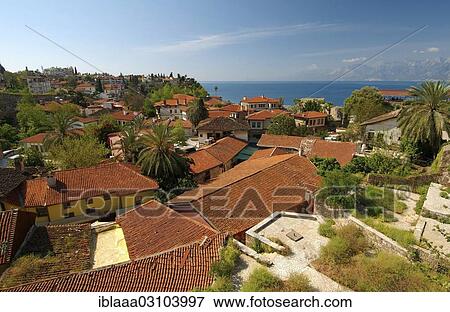"Overlooking the historic centre of Antalya, Antalya, Turkey, Asia" View Large Photo Image Stock Photo - "Overlooking the historic centre of Antalya, Antalya, Turkey, Asia". Fotosearch